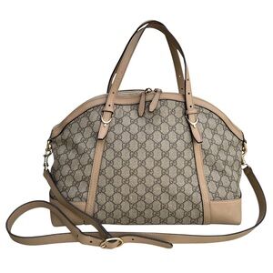 GUCCI GG Supreme Large Nice Dome Satchel